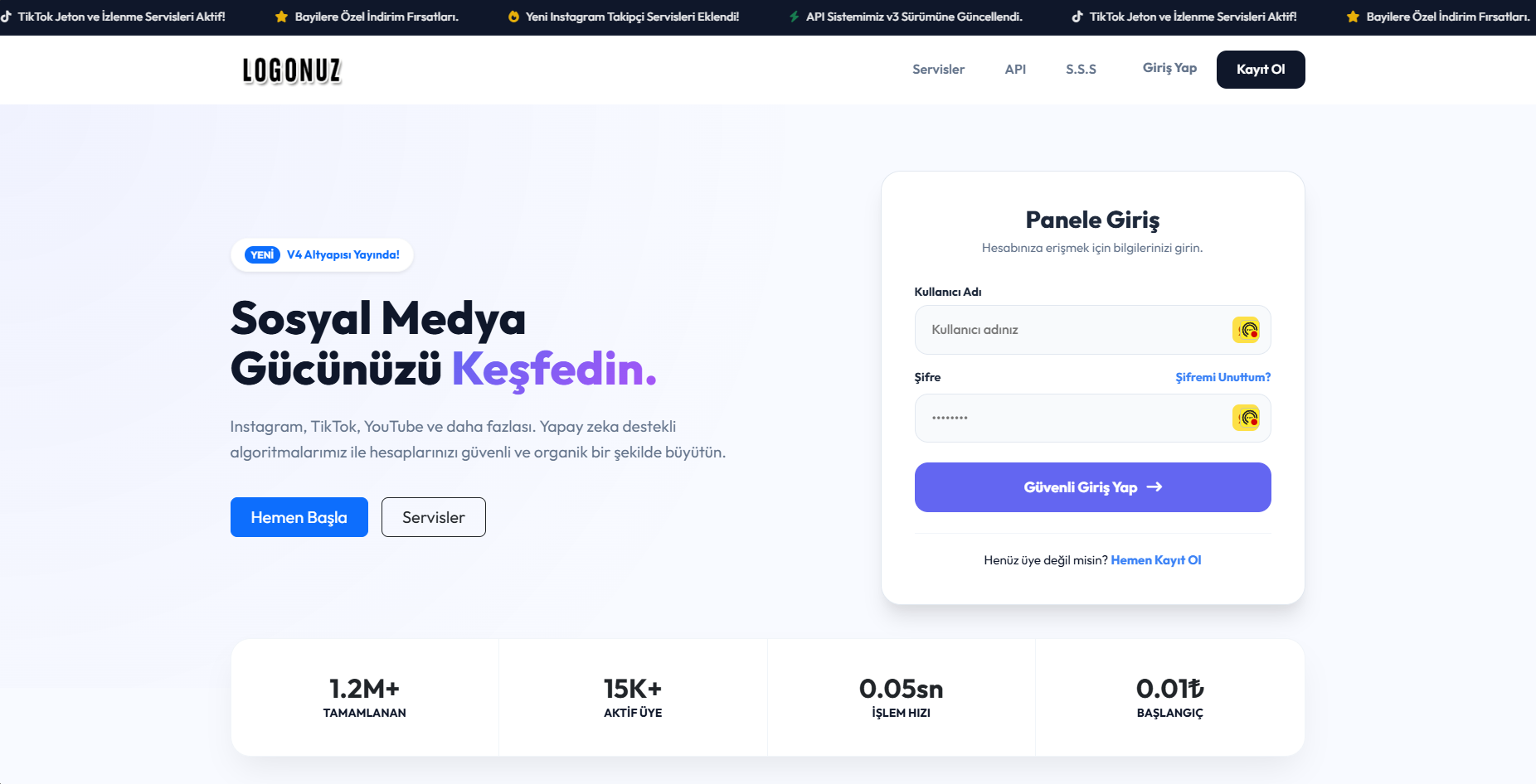 Smmpanel Scripti Flexweb Özel