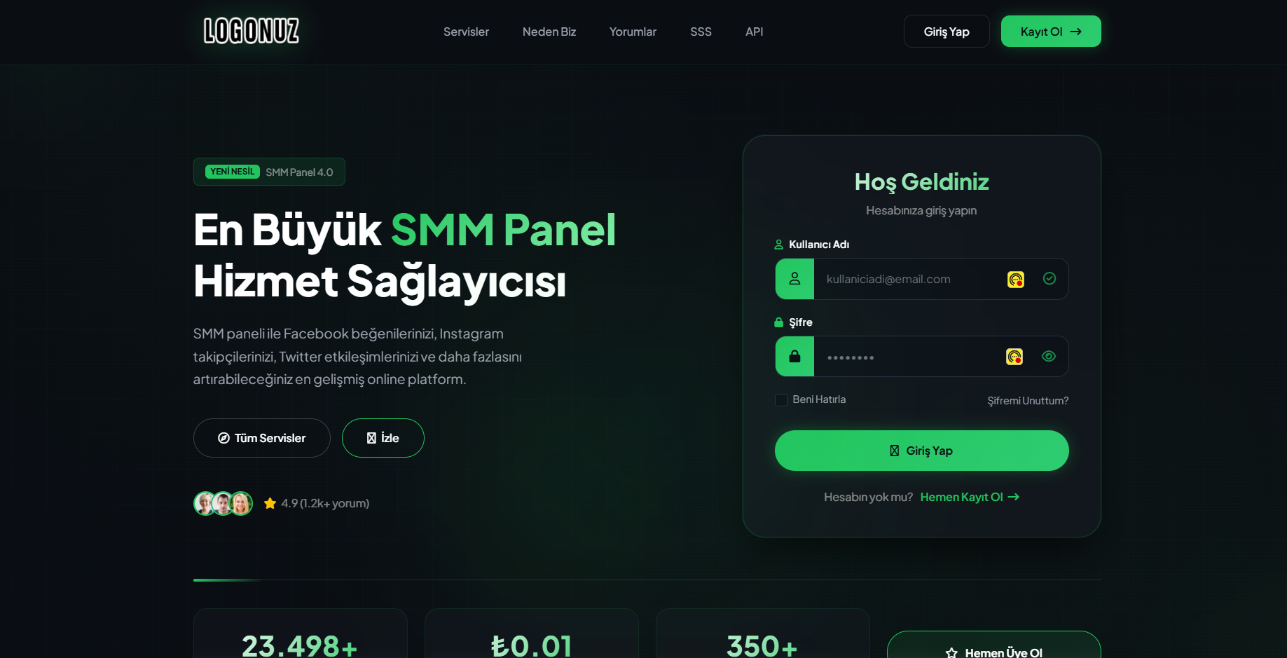 Smmpanel Scripti Premium Tema