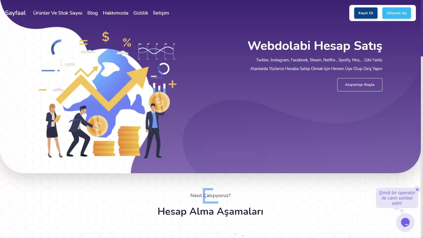 Sosyal Medya Paket Satış Yazılımı V3