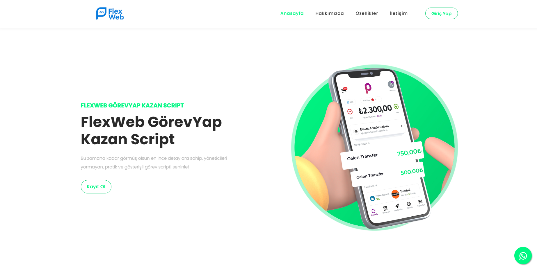 Görev Yap Kazan Yazılımı